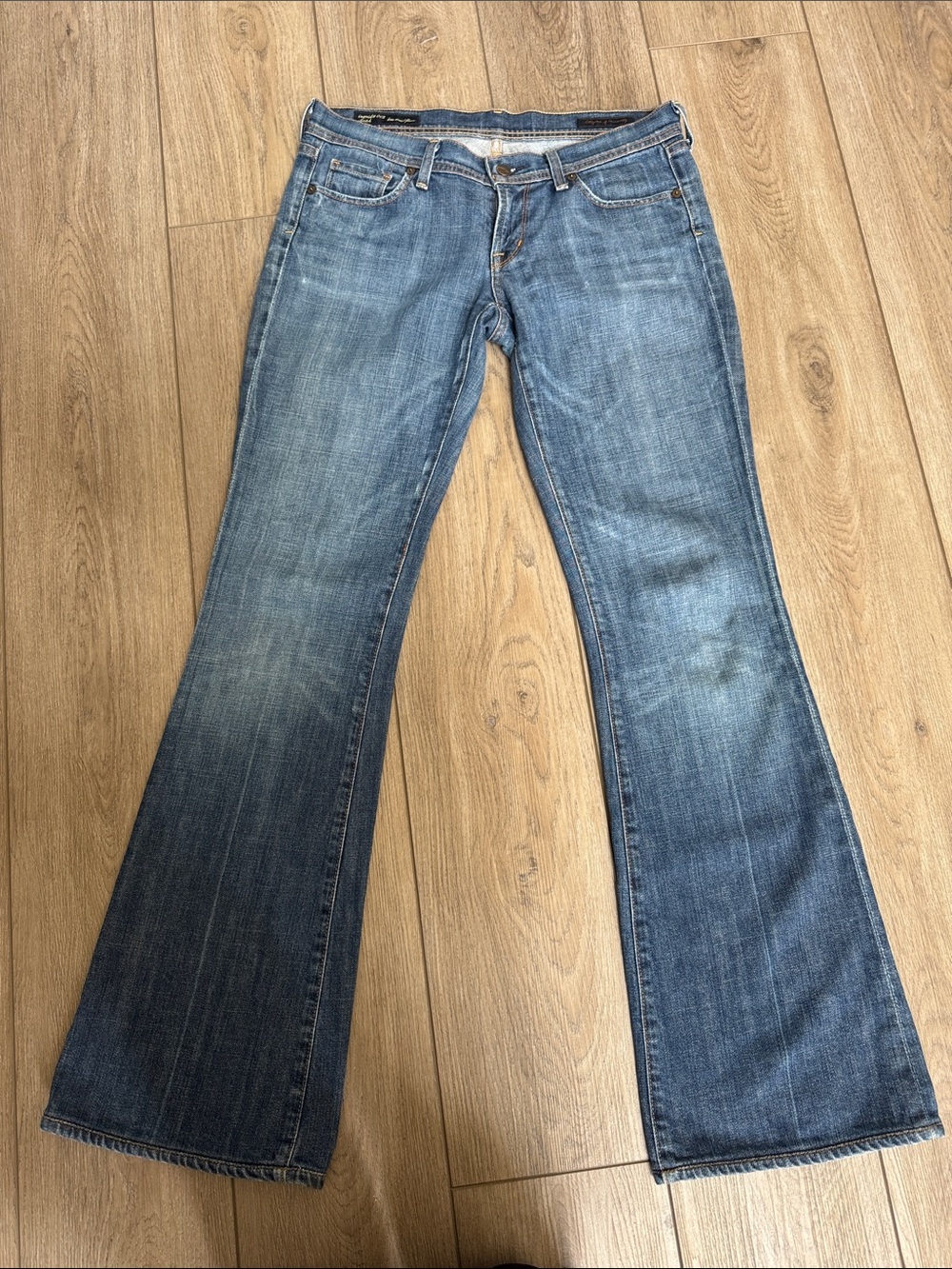 Citizens Of Humanity Medium Blue Flare Jeans